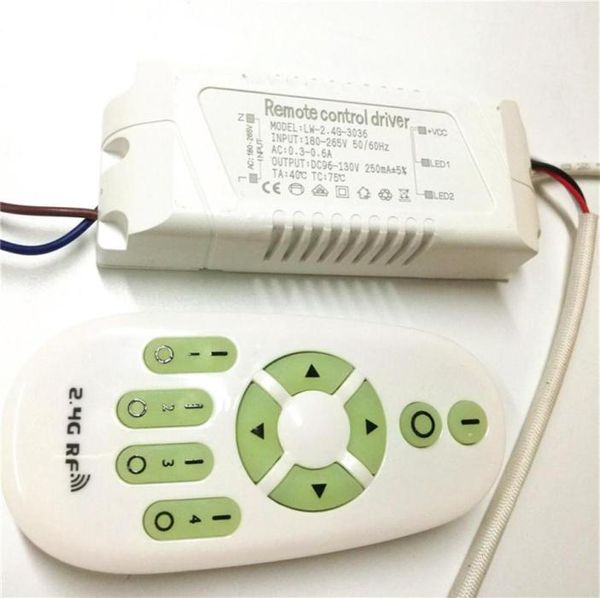 3036W Elektrotsuz Çizim Sürücüsü 180265 2 4G Uzaktan Kumanda LED Tavan Aydınlatma için Dimmer Güç Kaynağı257T8486711