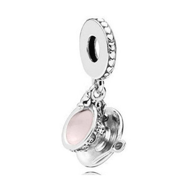 Heißer Verkauf Splitter Überzogene Serie Charm Bead Baumeln Fit Original Armband Halskette DIY Schmuck Klassische Frauen Geschenk