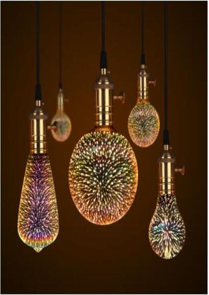 3d lâmpada led edison lâmpada decoração do vintage e27 110v 220v led filamento lâmpada fio de cobre corda substituir lâmpada incandescente1344448