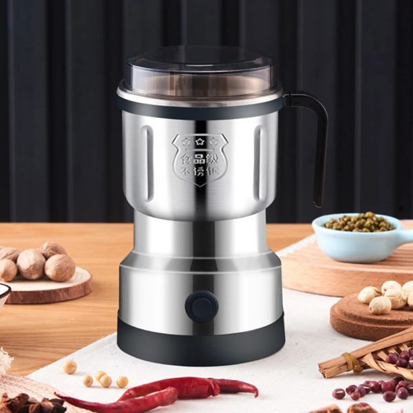 Grinders Electric Coffee Grinder Kichers Cherels Scices Spices Beans Mulc