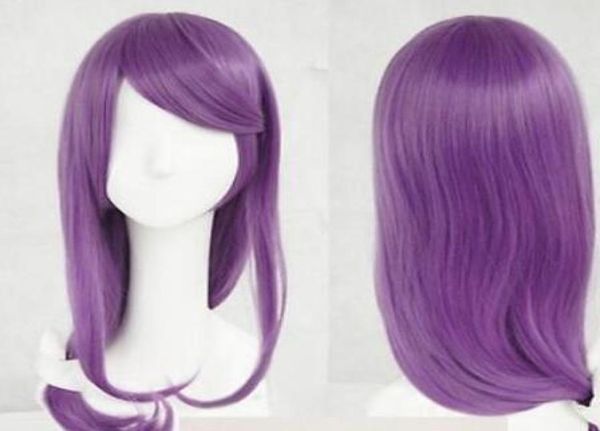 FIXSF757 novo estilo curto moda roxo fantasia cosplay peruca de cabelo perucas para mulheres 4630287