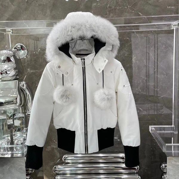 Gilet da donna Canada Marca Cappotto da arrampicata Giacca da volo Moda invernale Piumino bianco imbottito in anatra di alta qualità