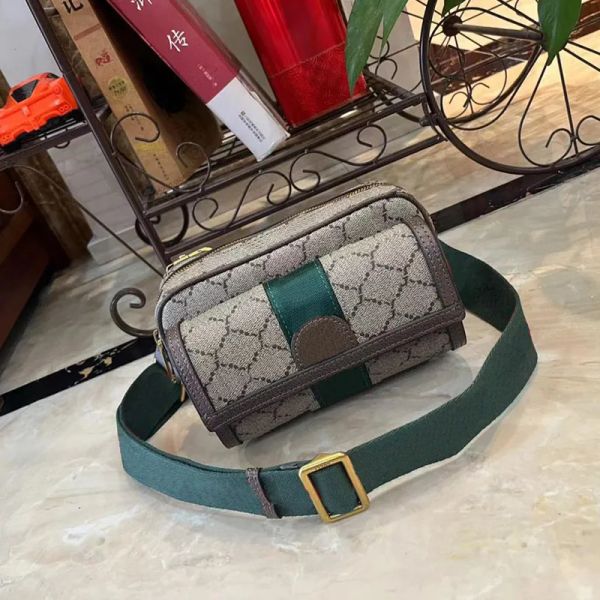 Marsupio Borsa da cintura firmata da uomo Borsa a tracolla portatile moda donna Borsa a tracolla vintage in pelle Borsa a tracolla Temperamento Borsa Portafogli