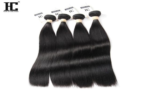 7A Unverarbeitete 4 Bundles Brasilianisches Reines Haar Gerade 100 Menschenhaareinschlag HC Haarprodukte Brasilianische Haarwebart Bundles8748471