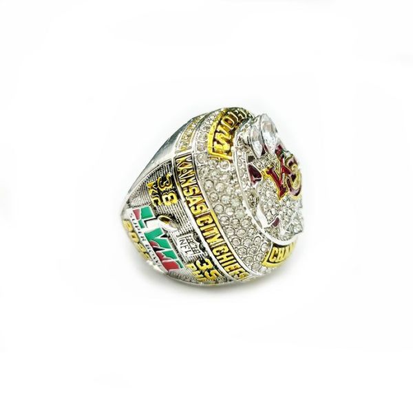 Anello replica del Kansas Super Championship 2023 Anelli da uomo Church Football Ring241W