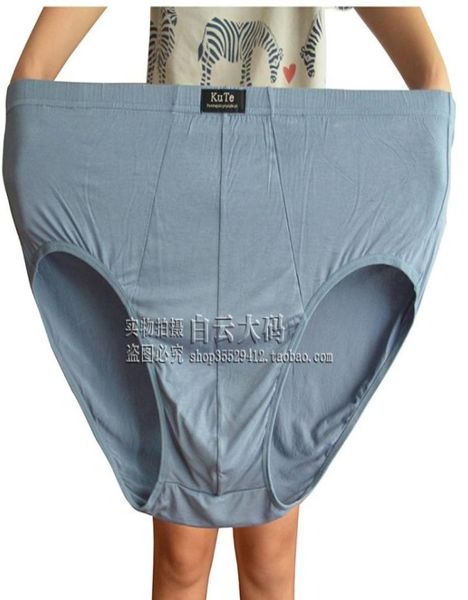 Cuecas masculinas tamanho grande plus tamanho grande cuecas de fibra de bambu roupa interior shorts homem calzoncillos ropa cueca cinza blue3221404