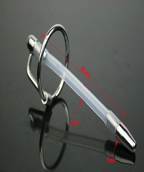 Masculino aço inoxidável bondage uretra tubo de aço inoxidável dilatador transparen bdsm fetiche brinquedos sexuais4781376