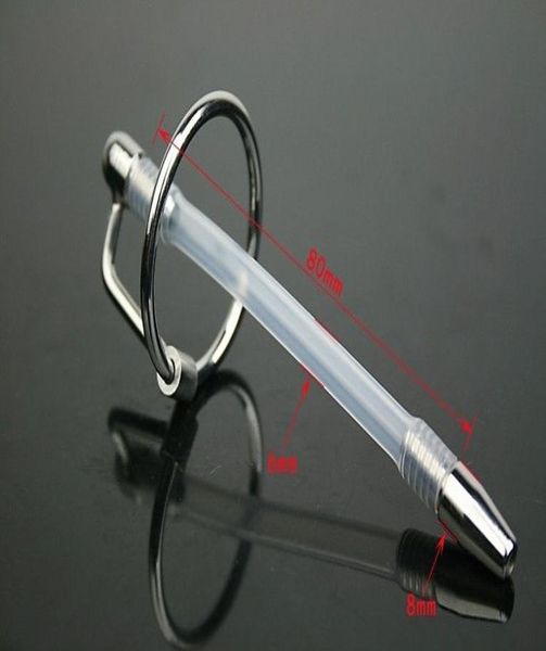 Männlicher Edelstahl-Bondage-Harnröhren-Edelstahl-TUBE-Dilatator, transparent, BDSM-Fetisch-Sexspielzeug4781376