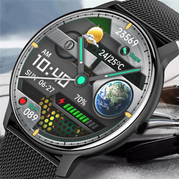 Gejian Watches Smart Men Touch Screen Sport Sport FIESS Watch IP67 Waterproof Bluetooth Call per Apple Android Smartwatch Women Watch