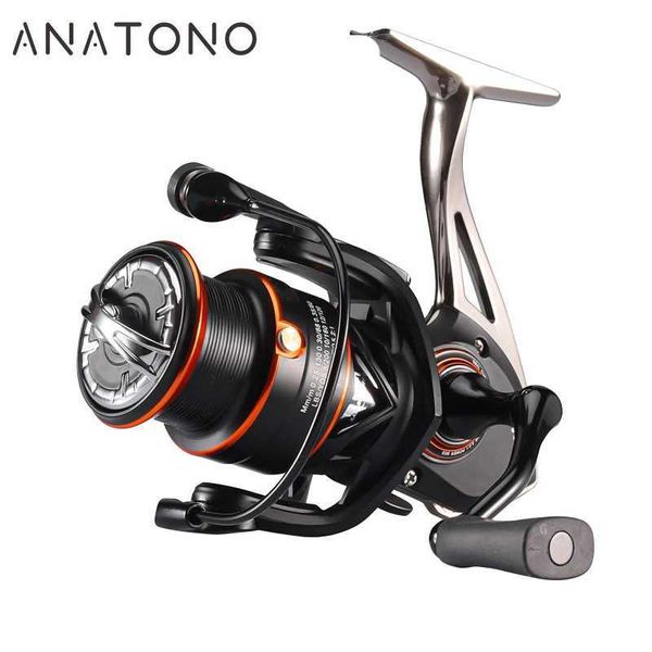 Varas de pesca de barco ANATONO Ball Bearings10 + 1 18KG Max Drag Spinning Reel Durável Corpo de metal Carretel de pesca de água salgada de água doce YQ240301