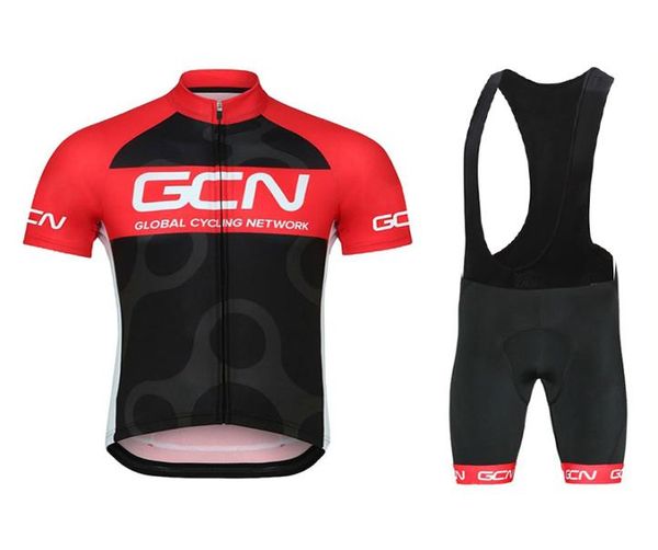 GCN Cycling Jersey set 2020 Pro Team Uomo Donna Estate Traspirante Ciclismo Abbigliamento pantaloncini con bretelle kit Ropa Ciclismo8068209