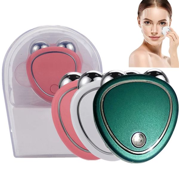 Dispositivi EMS Mini massaggiatore facciale dimagrante doppio mento Microcorrente macchina per il lifting del viso antirughe dispositivo di massaggio di bellezza con vibrazione sonica