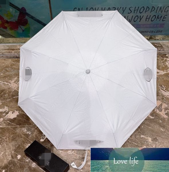 Manual de atacado 50% de desconto Guarda-chuva de bolso Revestimento de cola preta Guarda-chuva de proteção solar Proteção UV Guarda-sol Chuva e chuva de uso duplo