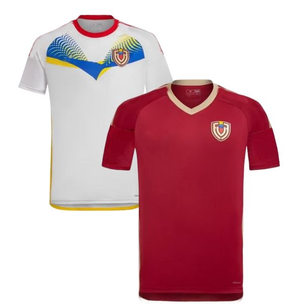 2024 2025 Venezuela Soccer Jerseys National Team SOTELDO SOSA RINCON CORDOVA CASSERES BELLO JA.MARTINEZ RONDON OSORIO MACHIS SOTELDO camisa de futebol Copa América