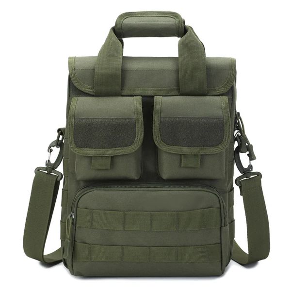 Bolsa de bolsas oulylan bolsa militar camuflagem homens táticos A4 Size bolsa de mensageiro bolsa de ferramentas masculina ao ar livre