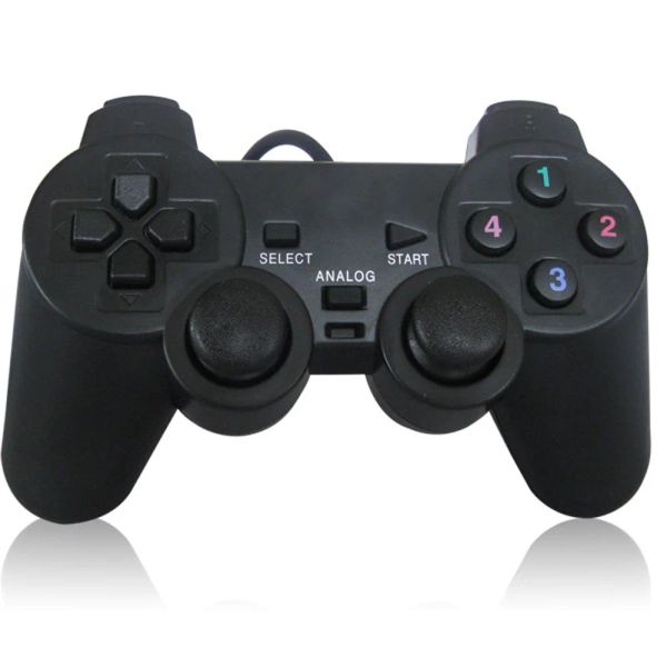 Gamepads novo colorido com fio USB 2.0 Gamepad Joystick Joypad Game Controller para Sony PlayStation 3 PS3 PC Laptop Raspberry Pi 3