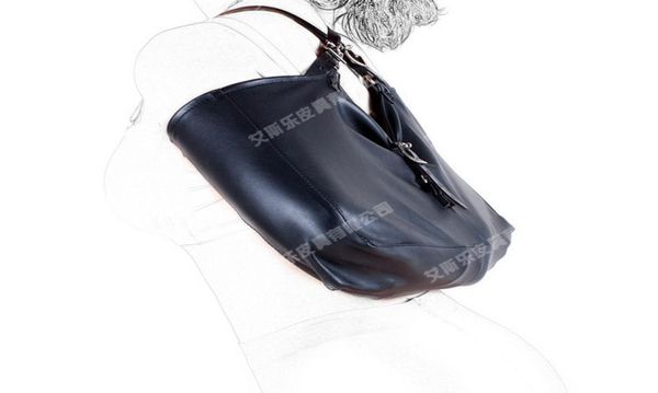 Bdsm Handtaschen Sex Produkte Sexspielzeuge Bondage Schwarzes Sofa Leder Verstellbarer Bolero Zwangsjacke Schäkelkleid8313196