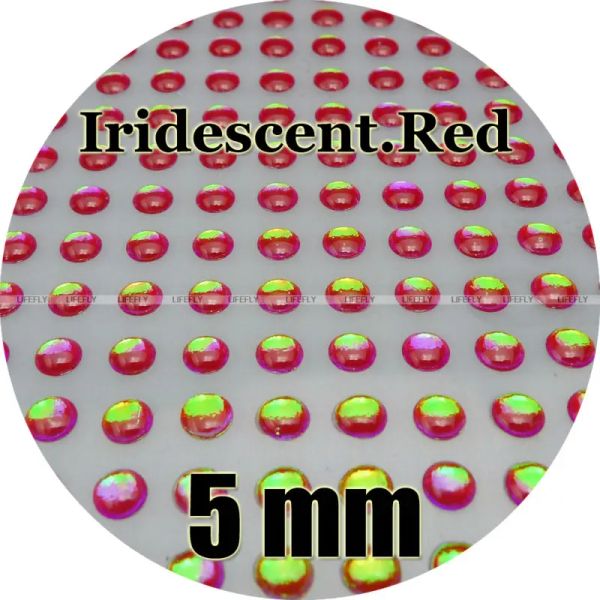 Esche 5 mm 3D iridescente n. 3 / 500 occhi di pesce olografici 3D modellati morbidi all'ingrosso, costruzione di mosche, jig, creazione di esche