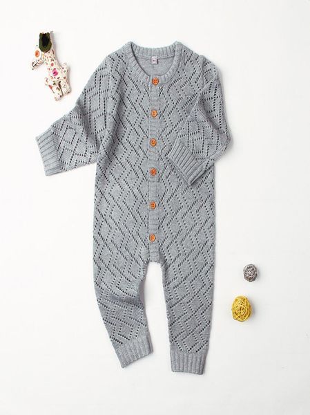 Kış Bebek Süren Uzun Kollu Toddler Kız Tulumları Sonbahar Şeker Renk Yenidoğan Tulumları Bebek Erkekler Tek Parça Giyim