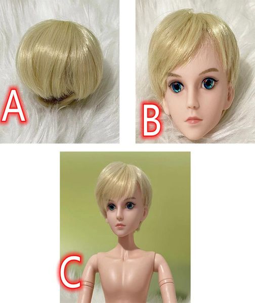 Giocattolo di decompressione 60 cm bambola BJD maschio 21 parrucche mobili articolari o testa di bambola per trucco o bambola intera giocattolo per ragazze per bambini regalo6102575