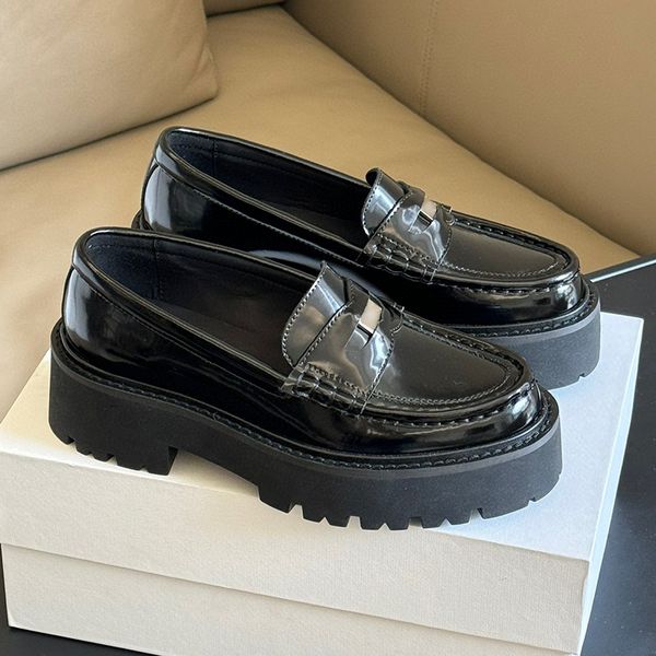 Stilvolle Damen-Loafer-Plateauschuhe – bequeme, vielseitige Schuhe, perfekt für alltägliche Eleganz