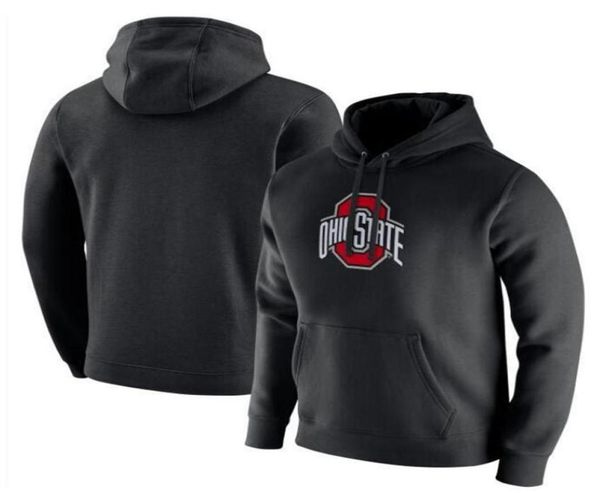 Oklahoma Sooners Ohio State Buckeyes moletom com capuz masculino suéter manga comprida pulôver moda suéter esportivo preto260O8872289