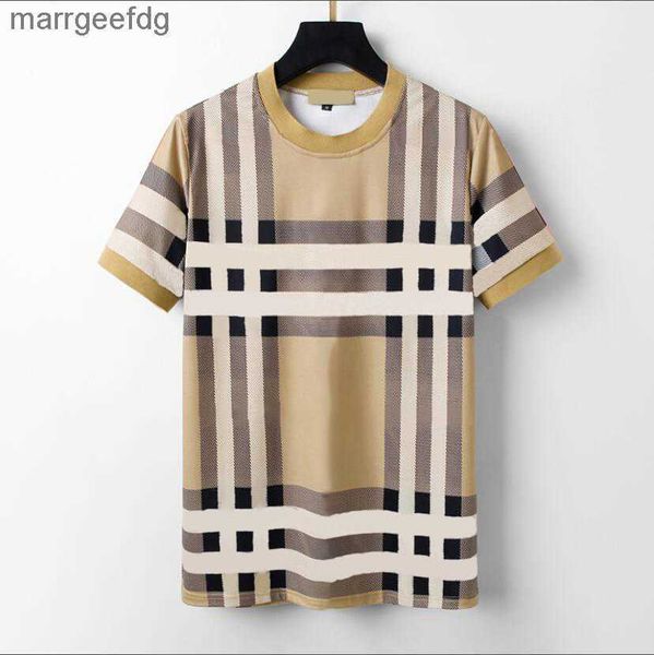 Herren T-Shirts 22SS Designer T-Shirt Polos Mode Satin Baumwolle T-Shirt Damen Herren M-3XL #51 T-Shirt 240301