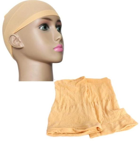 Unisex elastische Perückenkappen, klebefreies Haarnetz, Perückenfutter, Haarnetz-Snood, Nylon-Stretch-Mesh 4379970