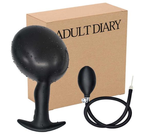 Vibratório ao ar livre massageador de próstata inflável bunda anal plug wearable vibrador brinquedos sexuais para mulheres exercício vaginal gastar bola y26492970