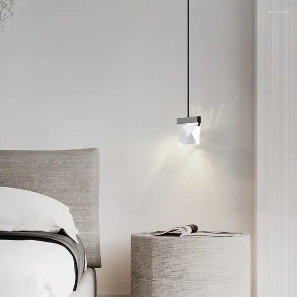 Pendelleuchten im italienischen Stil LED-Lampe Schlafzimmer für Wohnzimmer Treppe Gang Korridor Crysta Kronleuchter Lustre Indoor Home Decoratioan