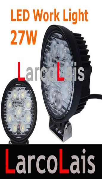 6 pezzi 4quot 27W LED lampada da lavoro per camion rimorchio SUV JEEP Offroads barca faro da lavoro 12V 24V OffRoad White4048003