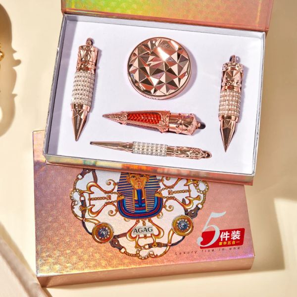 Наборы 2021The Queen Косметический набор для макияжа Oriental Beauty Lotus Pond Moonlight Gift Box Бархатная губная помада Bb Cream Тушь для ресниц Крем