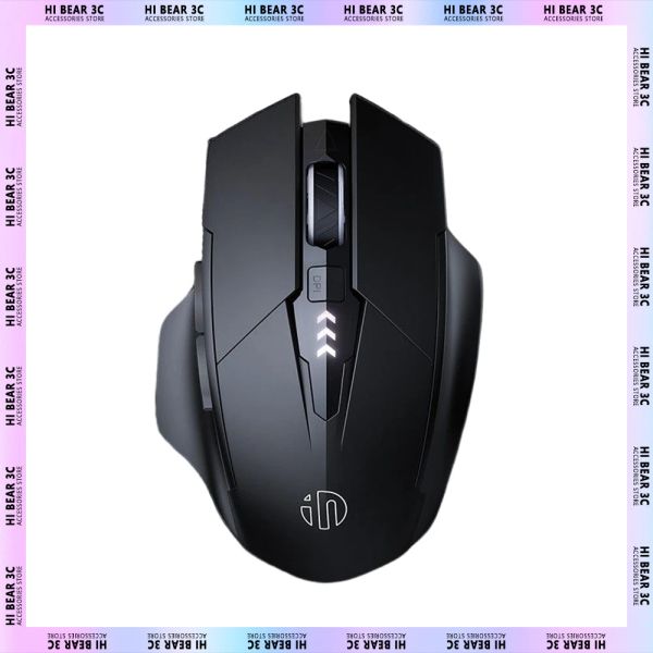 Ratos Inphic PM6 2.4GHz Mouse Sem Fio Recarregável Typec Carga Rápida Mudo Bluetooth Gaming Mouse Computador Escritório Laptop Acessórios