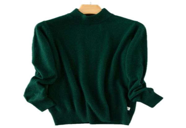Dolcevita verde cashmere Lady039s Pullover taglie forti Maglione femminile nero Casual Maglione invernale Pull Femme 2012011289473