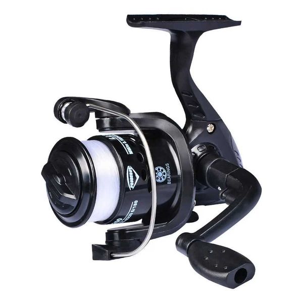 Varas de pesca para barco Venda quente 3BB Rolamentos de esferas Esquerda/Direita Carretel de pesca com cabo lapisável Pesca Spinning Reels Gear Ratio 5.2 1 YQ240301