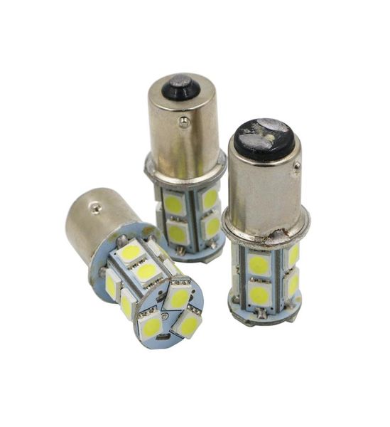 50X 1156 BA15S 1157 BAY15D Ambra Bianco p215w P21w LED Indicatori di direzione Luci dei freni Lampadine Parcheggio Lampada di backup 13 SMD 5050 24V4306601