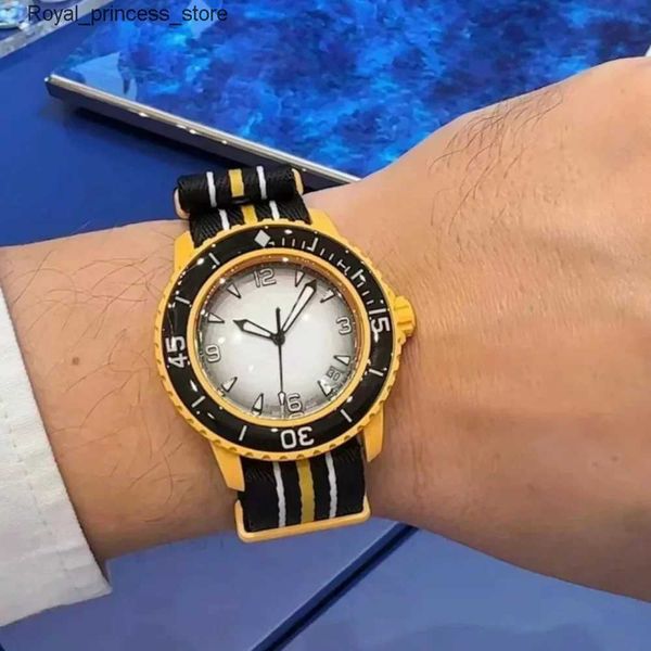 Diğer Saatler Top AAA Ocean Serisi ortak markalı Arktik Atlantik Pasifik Antarktika ve Hint Okyanusu Luxury Quartz ES Erkekler için Orijinal Q240301