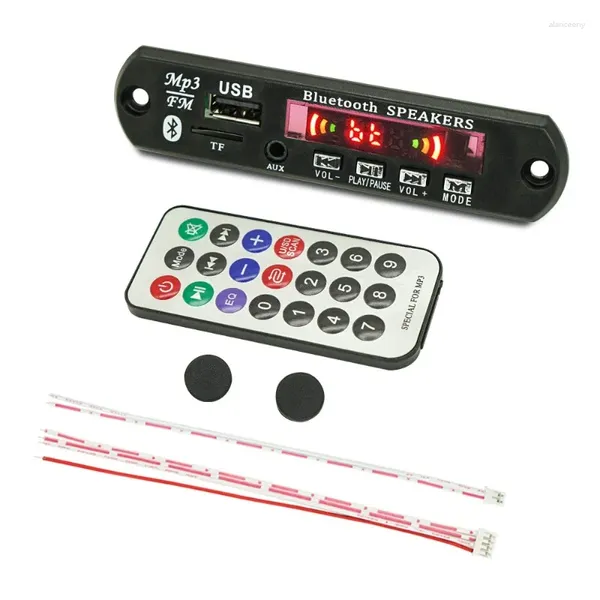 Bluetooth-kompatibel 5,0 MP3 Player Decoder Board USB TF Radio AUX Modul Auto Kit Drahtlose Musik Panel