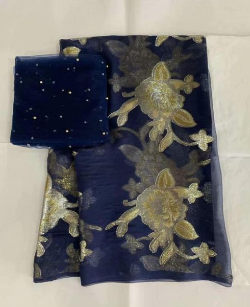 Tecidos de renda francesa de alta qualidade tecido de seda estampado tecido jacquard brocado de renda com contas tule africano 2019 7yardsetAJ6682585