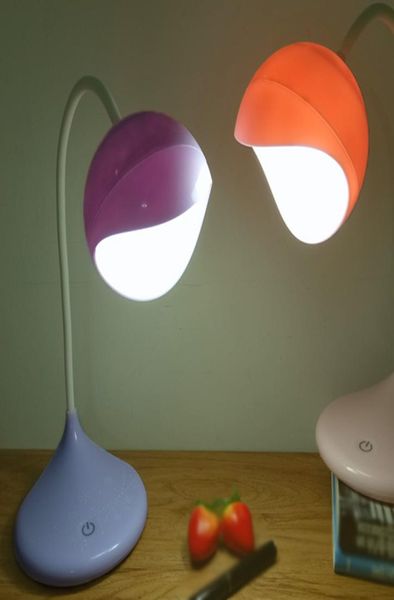 Lampada da lettura a LED per apprendimento, lampada per protezione degli occhi, tubo in silicone, piegatura, pieghevole, touch oscuramento, uso per studenti USB9048522