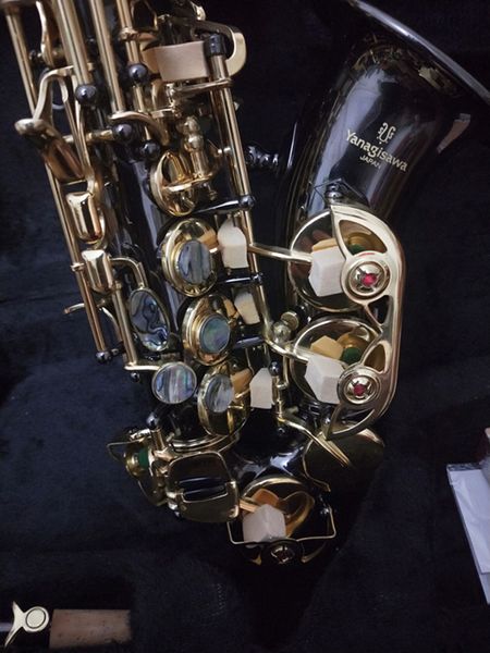 Giappone Nuovo marchio S-992 Strumento musicale BbTune Chiave dorata Bocchino per sassofono soprano curvo Regalo