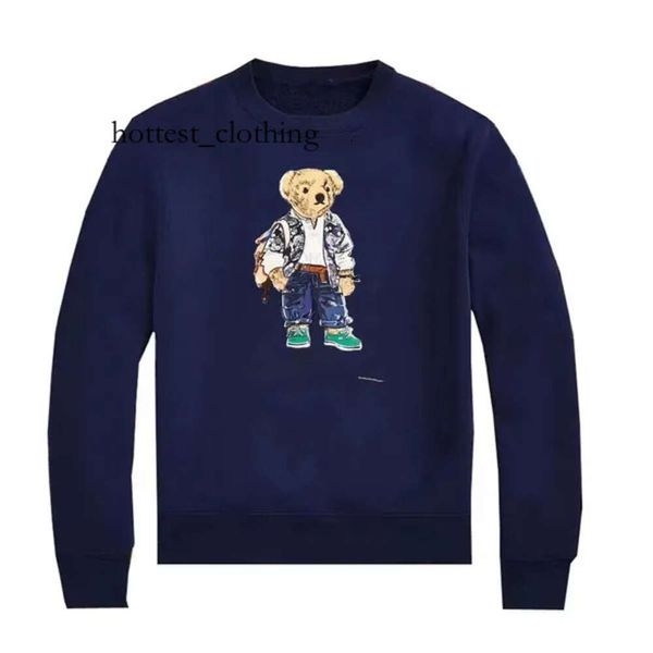 Ralphly Laurene Herrenpullover Herren Casual Teddybär Hoodie Sweatshirt Jacke 727 Polo Hoodie Polo Ralph Brand Golf Hoodie Fleece Cardigan Kapuzenjacke Herren Polo