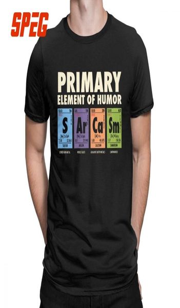 Periodensystem des Humors Man039s T-Shirt S Ar Ca Sm Wissenschaft Sarkasmus Primärelemente Chemie T-Shirt Lustige Baumwoll-Humor-T-Shirts Y8462525