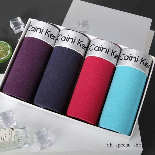 Calvins klien iç çamaşırı 4pcs/set boksörler için brifingler erkekler için nefes alabilir iç çamaşırı boksör erkek yumuşak külotlu adam lüks marka rahat boksörler erkekler 643