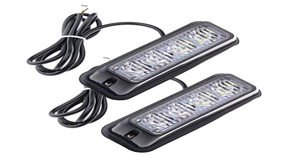 4 LED wasserdichte Notfallleuchte, Blitz, Vorsicht, Stroboskoplicht, 16 verschiedene Blinklichter, für Auto, SUV, Pickup, LKW, Van, 2 Stück 7157020