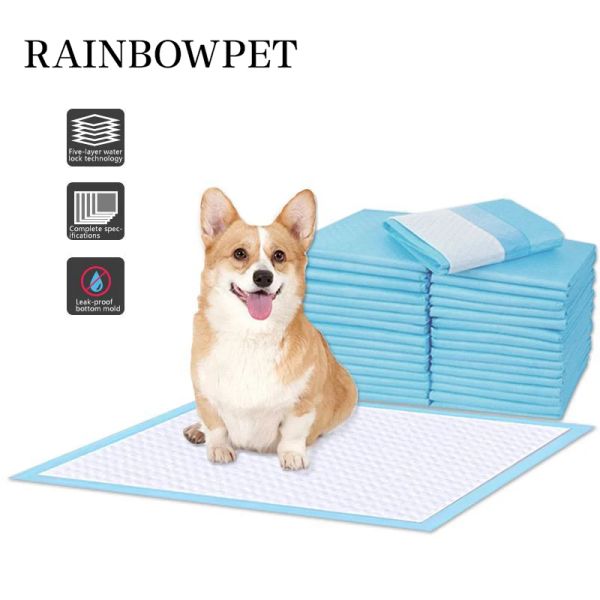 Kutular Köpek Bebek Bebek bezi Tek Kullanımlık Süper Emici Kediler Köpek Köpek Eğitim Pedleri Mat Pet Dog Pee Pad Underpad Köpekler