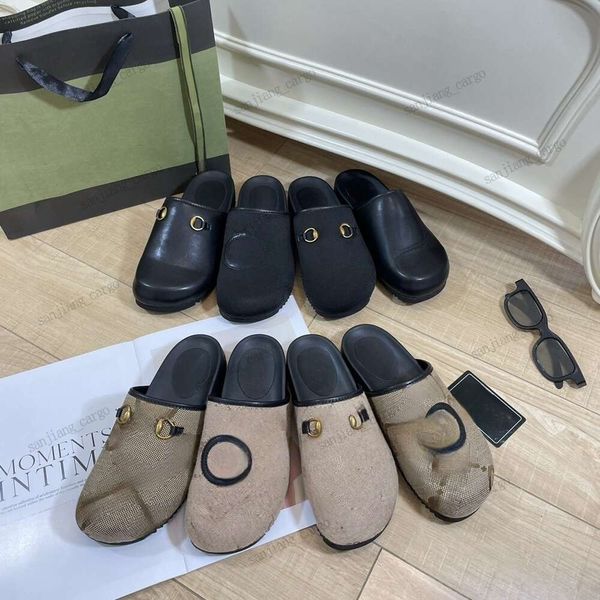 Tasarımcı Princetown Terlik G harfli düz katırlar siyah kahverengi sandaletler gerçek deri loafers ayakkabıları erkek kadın kadife bayanlar rahat ayakkabı katır metal toka ayakkabı