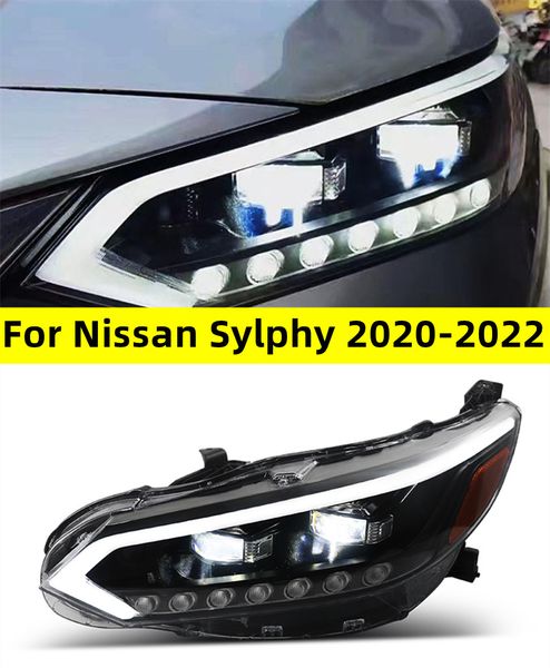 Автомобили для Nissan Sylphy 20 20-20 22 фары новые задние фонари Sentra светодиодные DRL ходовой сигнал тормоза заднего хода парковка