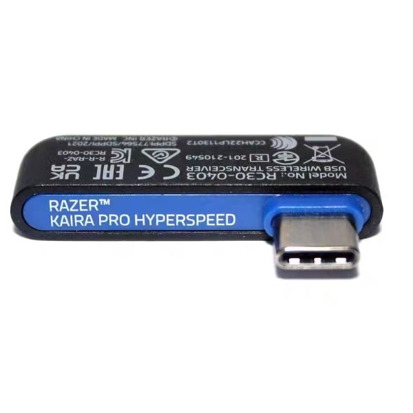 Accessori Ricevitore auricolare di ricambio originale per cuffie da gioco wireless Razer Kaira/Kaira Pro Hyperspeed Adattatore dongle RC300403