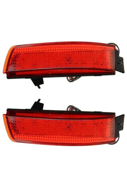 2 pçs carro led amortecedor traseiro refletor cauda luz de freio para infiniti fx373550nissansentrajukemuranoquest8605645